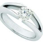 Double Split Tension Set Diamond engagement Ring in 18ct white gold C976