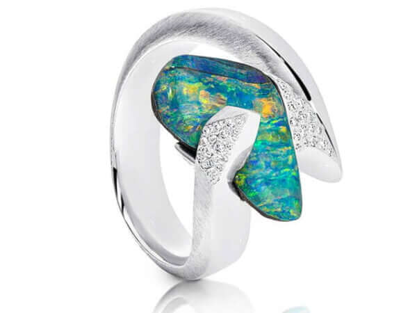 Revival -2017 Award Entry - Boulder Opal Ring Design