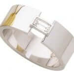 Wide Split Band Diamond Ring C191