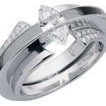 A Marquise Tension Set -2006 Award Entrant - C646 white gold wedding ring.
