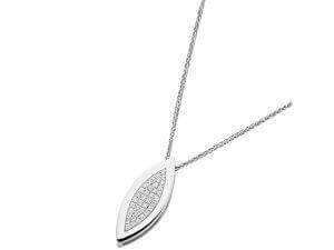 Marquise Shape Watch Set Diamonds Pendant C758