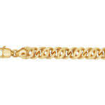 Unique mens 9ct yellow gold bracelet
