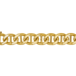gold marine bracelet chain