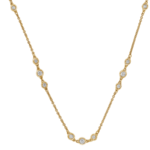 gold paperclip chain necklace