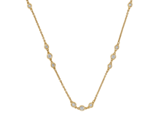 gold paperclip chain necklace