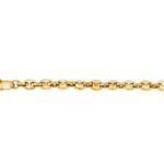 18ct yellow gold marine bracelet