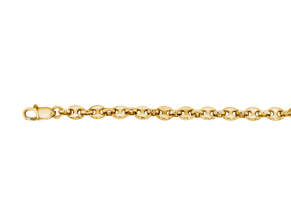 18ct yellow gold marine bracelet