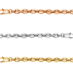 18ct gold marine bracelet