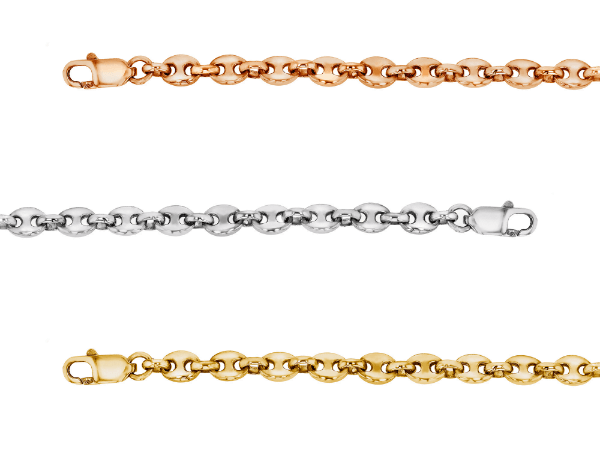 18ct gold marine bracelet