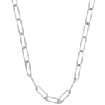 gold paperclip chain necklace