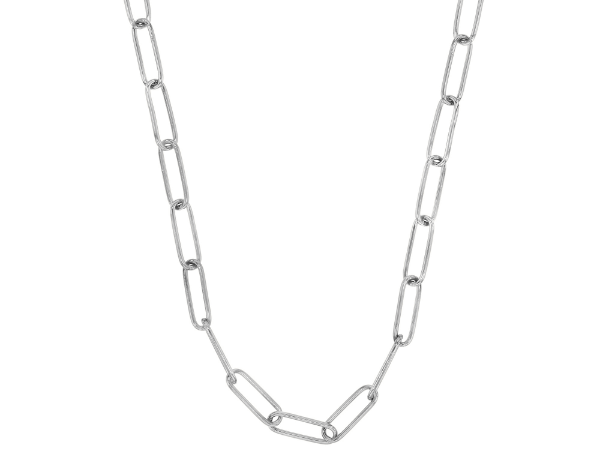 gold paperclip chain necklace