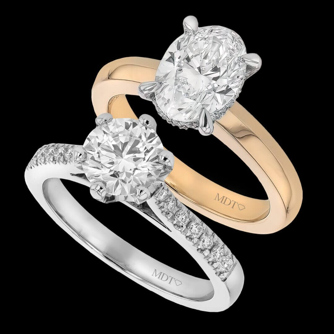 handmade diamond engagement rings