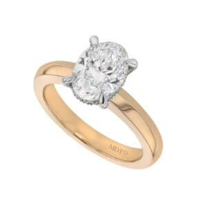 hidden halo oval diamond engagement ring rg 1