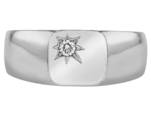 wide mokume gane ring with yellow gold trim c715 9