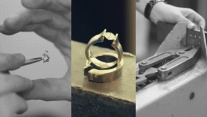the process of handmade jewellery,handmade diamond jewellery, melbourne jewellery