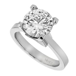 x diamond unique solitaire engagement ring c261 white gold
