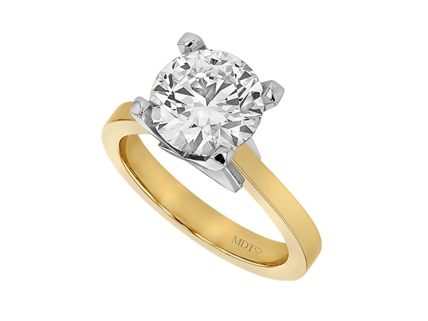 unique x diamond solitaire ring c261