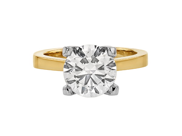 unique x diamond solitaire ring c261