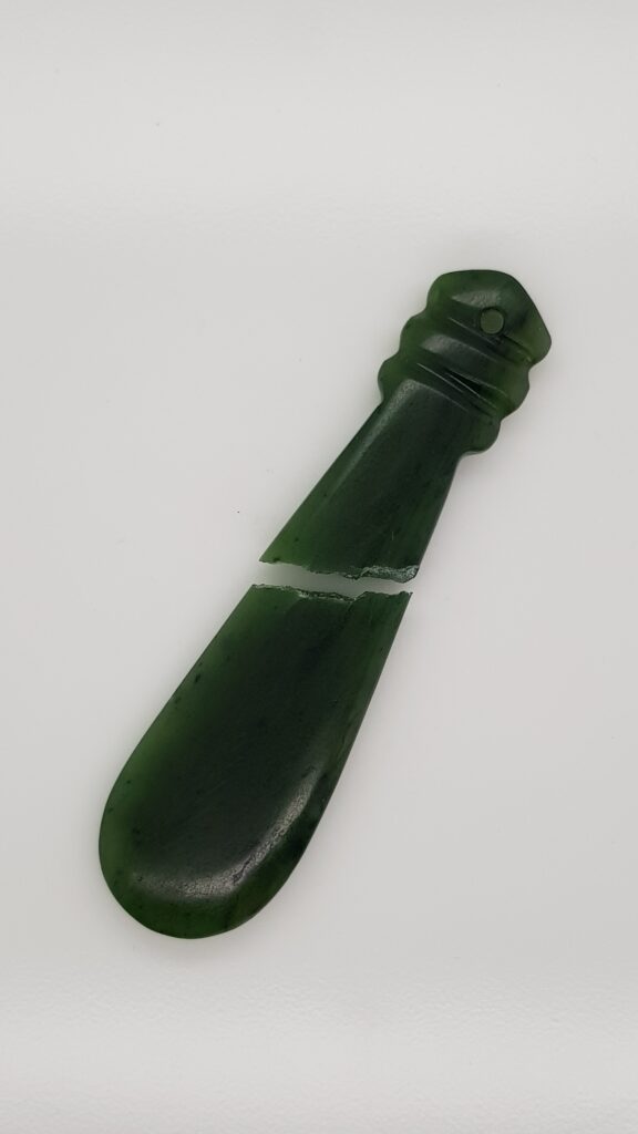 Broken Pounamu Jade Pendant