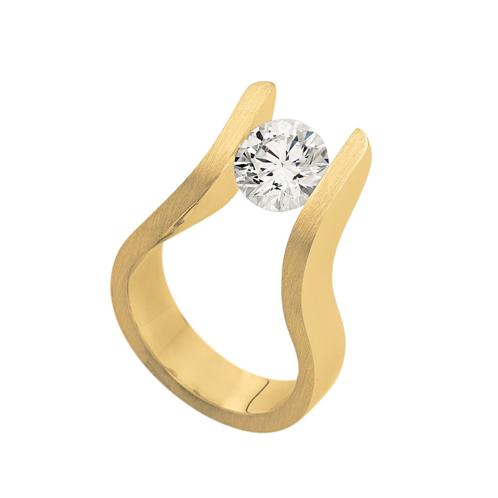 Wedding Gold Dress Rings Australia SOLID 18CT YELLOW GOLD DIAMOND WEDDING/DRESS  RING