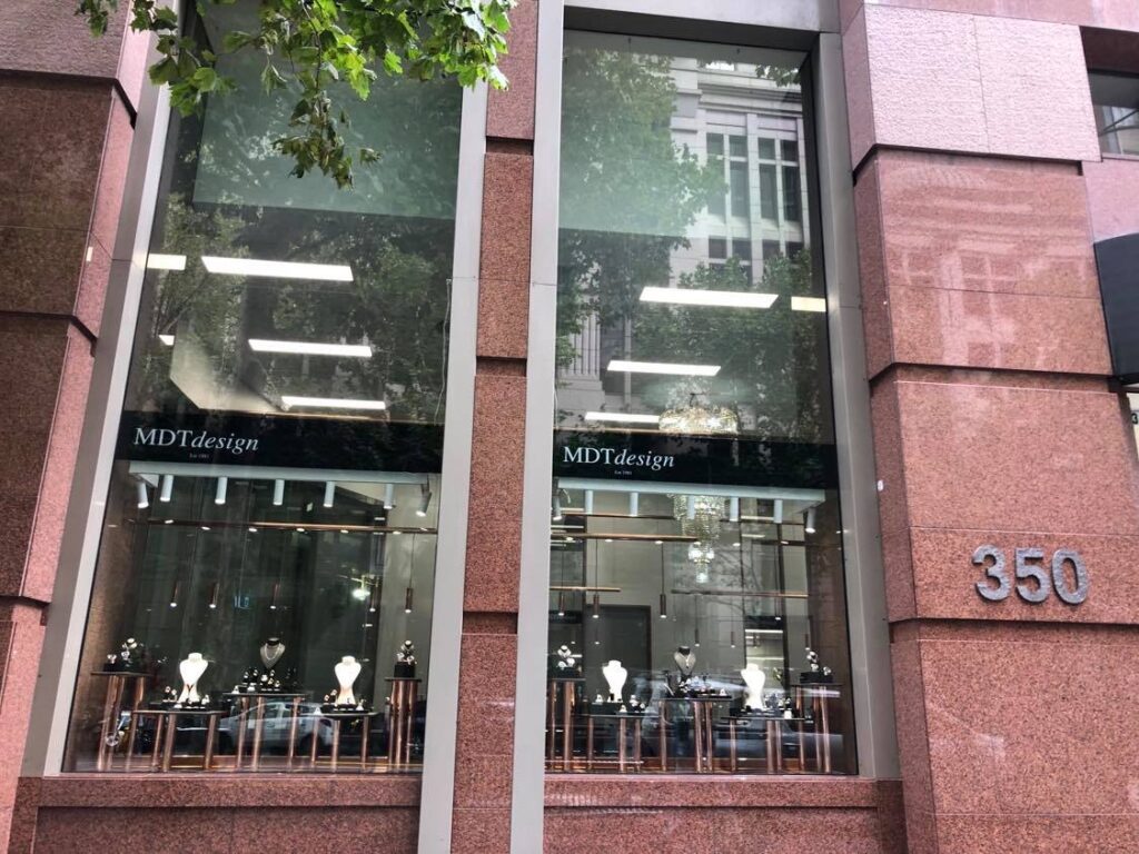 store front of collins st boutique MDT DESIGN