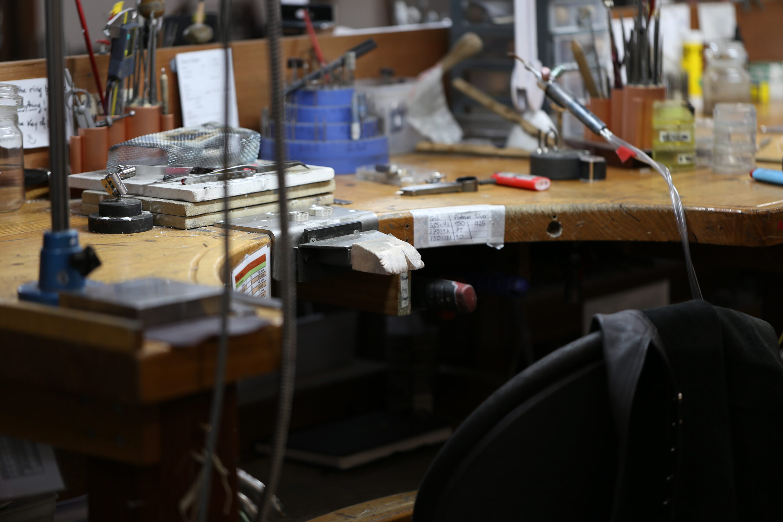 Our-onsite-workshop-jewellery-bench-melbourne