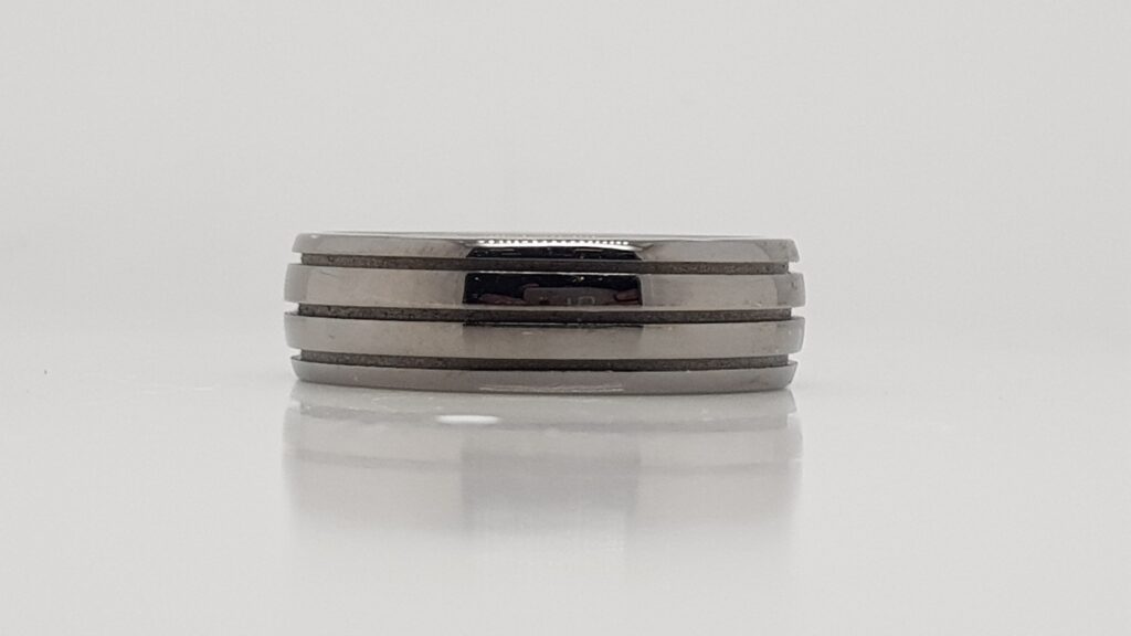black rhodium plating ring example