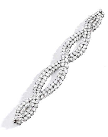 Diamond Bracelet Van Cleefs & Arpels from the Collection of Nelson & Happy Rockefeller