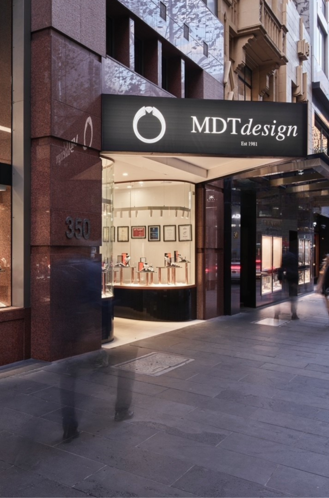 Melbourne collins st mdt design boutique storefront